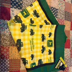 John Deere Yellow and Green Bandana